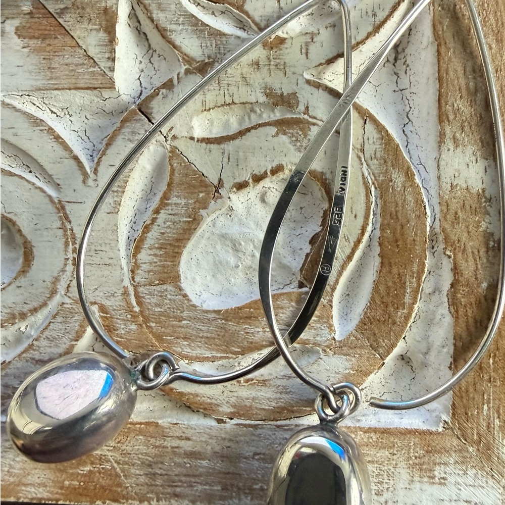 UNO de 50 Silver Drop Earrings
